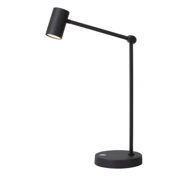 Lucide TIPIK - Lampe de bureau Rechargeable - Batterie/Piles - LED 3 StepDim - 1x3W 2700K - Noir - détail 3